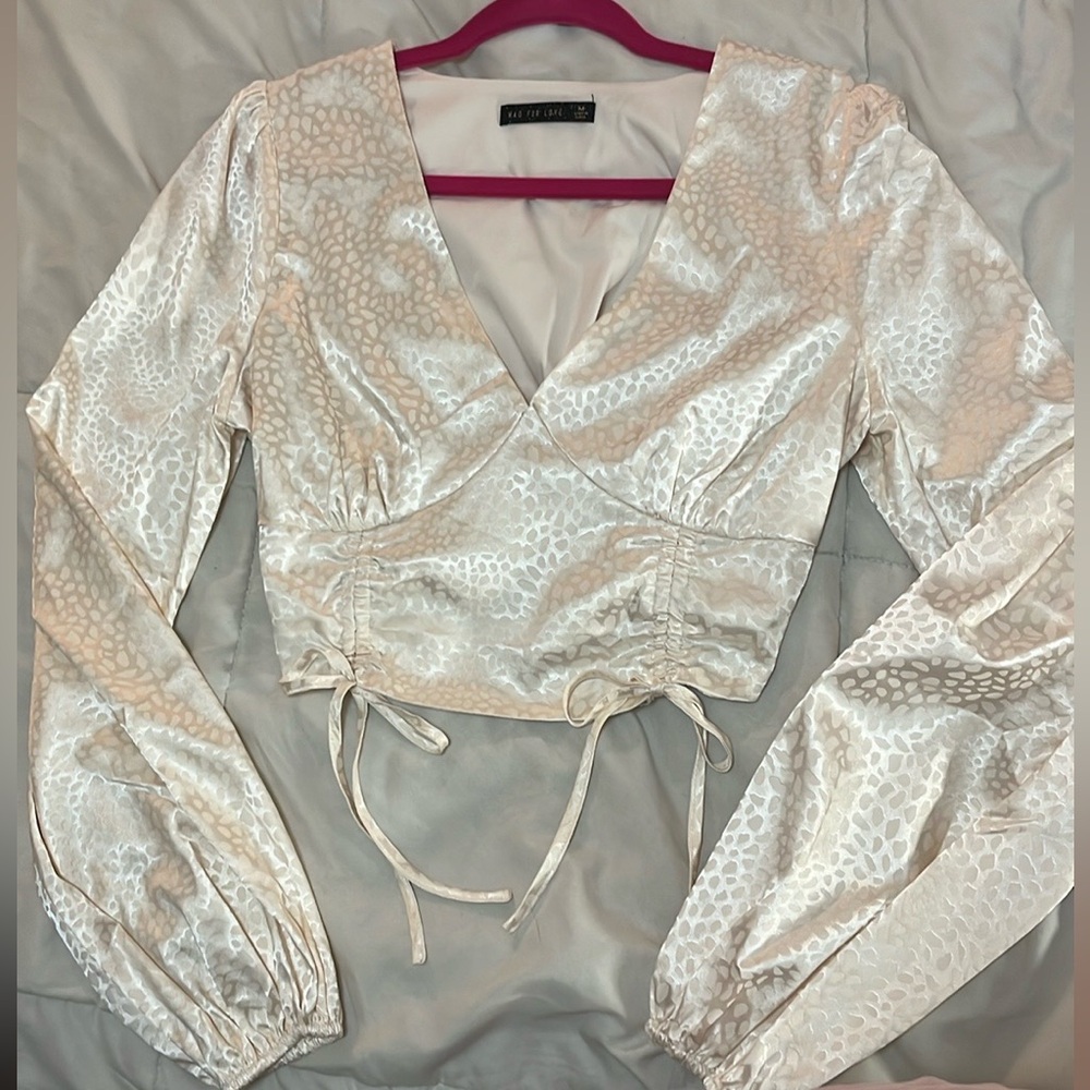Cream colored blouse